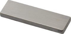 Mitutoyo - 0.1007" Rectangular Steel Gage Block - Accuracy Grade AS-1, Includes Certificate of Inspection - Benchmark Tooling