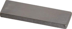 Mitutoyo - 0.105" Rectangular Steel Gage Block - Accuracy Grade AS-1, Includes Certificate of Inspection - Benchmark Tooling