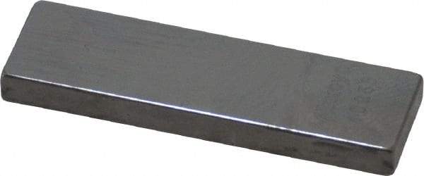 Mitutoyo - 0.11" Rectangular Steel Gage Block - Accuracy Grade AS-1, Includes Certificate of Inspection - Benchmark Tooling