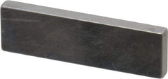 Mitutoyo - 0.112" Rectangular Steel Gage Block - Accuracy Grade AS-1, Includes Certificate of Inspection - Benchmark Tooling