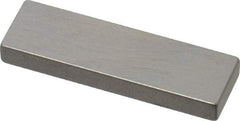 Mitutoyo - 0.136" Rectangular Steel Gage Block - Accuracy Grade AS-1, Includes Certificate of Inspection - Benchmark Tooling