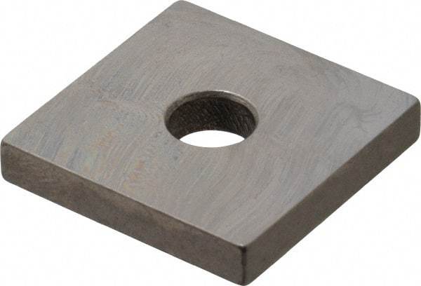 Mitutoyo - 0.16" Square Steel Gage Block - Accuracy Grade 0, Includes Certificate of Inspection - Benchmark Tooling