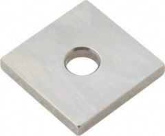 Mitutoyo - 0.134" Square Steel Gage Block - Accuracy Grade 0, Includes Certificate of Inspection - Benchmark Tooling