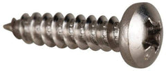 Value Collection - #4 Pan Head Phillips Sheet Metal Screw - Stainless Steel, 1/2" Length Under Head, Grade 316 - Benchmark Tooling