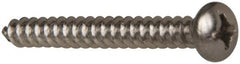 Value Collection - #6 Pan Head Phillips Sheet Metal Screw - Stainless Steel, 1-1/4" Length Under Head, Grade 316 - Benchmark Tooling