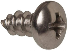 Value Collection - #8 Pan Head Phillips Sheet Metal Screw - Stainless Steel, 3/8" Length Under Head, Grade 316 - Benchmark Tooling