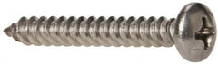Value Collection - #8 Pan Head Phillips Sheet Metal Screw - Stainless Steel, 1-1/4" Length Under Head, Grade 316 - Benchmark Tooling