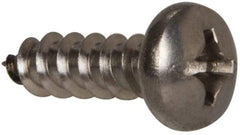 Value Collection - #12 Pan Head Phillips Sheet Metal Screw - Stainless Steel, 3/4" Length Under Head, Grade 316 - Benchmark Tooling
