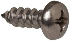 Value Collection - #14 Pan Head Phillips Sheet Metal Screw - Stainless Steel, 3/4" Length Under Head, Grade 316 - Benchmark Tooling