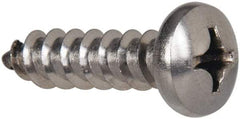 Value Collection - #14 Pan Head Phillips Sheet Metal Screw - Stainless Steel, 1" Length Under Head, Grade 316 - Benchmark Tooling