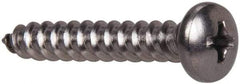 Value Collection - #14 Pan Head Phillips Sheet Metal Screw - Stainless Steel, 1-1/4" Length Under Head, Grade 316 - Benchmark Tooling