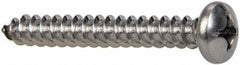 Value Collection - #14 Pan Head Phillips Sheet Metal Screw - Stainless Steel, 2" Length Under Head, Grade 316 - Benchmark Tooling