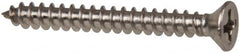Value Collection - #6 Flat Head Phillips Sheet Metal Screw - Stainless Steel, 1-1/4" OAL, Grade 316 - Benchmark Tooling