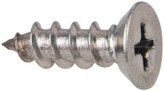 Value Collection - #10 Flat Head Phillips Sheet Metal Screw - Stainless Steel, 5/8" OAL, Grade 316 - Benchmark Tooling