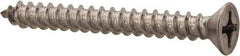 Value Collection - #12 Flat Head Phillips Sheet Metal Screw - Stainless Steel, 2" OAL, Grade 316 - Benchmark Tooling