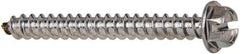 Value Collection - #12 Hex Washer Head Slotted Sheet Metal Screw - Stainless Steel, 2" Length Under Head, Grade 316 - Benchmark Tooling