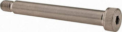 Made in USA - 3/8" Shoulder Diam x 2-3/4" Shoulder Length, 5/16-18 UNC, Hex Socket Shoulder Screw - 300, 18-8 Stainless Steel, Uncoated, 1/4" Head Height x 9/16" Head Diam - Benchmark Tooling