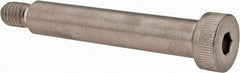 Made in USA - 1/2" Shoulder Diam x 2-3/4" Shoulder Length, 3/8-16 UNC, Hex Socket Shoulder Screw - 300, 18-8 Stainless Steel, Uncoated, 5/16" Head Height x 3/4" Head Diam - Benchmark Tooling