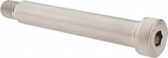 Made in USA - 5/8" Shoulder Diam x 3-3/4" Shoulder Length, 1/2-13 UNC, Hex Socket Shoulder Screw - 300, 18-8 Stainless Steel, Uncoated, 3/8" Head Height x 7/8" Head Diam - Benchmark Tooling
