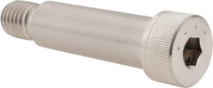 Made in USA - 3/4" Shoulder Diam x 2-1/4" Shoulder Length, 5/8-11 UNC, Hex Socket Shoulder Screw - 300, 18-8 Stainless Steel, Uncoated, 1/2" Head Height x 1" Head Diam - Benchmark Tooling