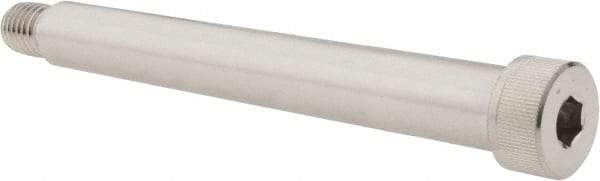 Made in USA - 3/4" Shoulder Diam x 6" Shoulder Length, 5/8-11 UNC, Hex Socket Shoulder Screw - 300, 18-8 Stainless Steel, Uncoated, 1/2" Head Height x 1" Head Diam - Benchmark Tooling