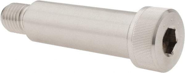 Made in USA - 1" Shoulder Diam x 3" Shoulder Length, 3/4-10 UNC, Hex Socket Shoulder Screw - 300, 18-8 Stainless Steel, Uncoated, 5/8" Head Height x 1-5/16" Head Diam - Benchmark Tooling