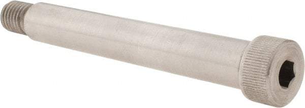 Value Collection - 3/4" Shoulder Diam x 5" Shoulder Length, 5/8-11 UNC, Hex Socket Shoulder Screw - 18-8 Stainless Steel, Uncoated, 1/2" Head Height x 1" Head Diam - Benchmark Tooling