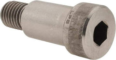Value Collection - 1" Shoulder Diam x 1-1/2" Shoulder Length, 3/4-10 UNC, Hex Socket Shoulder Screw - 18-8 Stainless Steel, Uncoated, 5/8" Head Height x 1-5/16" Head Diam - Benchmark Tooling
