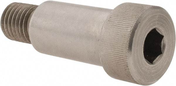 Value Collection - 1" Shoulder Diam x 1-3/4" Shoulder Length, 3/4-10 UNC, Hex Socket Shoulder Screw - 18-8 Stainless Steel, Uncoated, 5/8" Head Height x 1-5/16" Head Diam - Benchmark Tooling