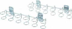 Triton - 3/4" ID, 9" Long 2 Pack, 9" Wide Multi-Ring Tool Holder 3/4" Ring ID & 1-3/4" Deep Pegboard Hooks - 1-3/4" Projection, Steel - Benchmark Tooling