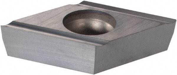 Ingersoll Cutting Tools - DCET32.50 GF Grade TT9020 Carbide Turning Insert - 55° Diamond, 3/8" Inscr Circle, 5/32" Thick, 0.008" Corner Radius - Benchmark Tooling