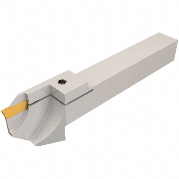 Iscar - External Thread, 0.3937" Max Depth of Cut, 1.4mm Min Groove Width, 95mm OAL, Right Hand Indexable Grooving Cutoff Toolholder - 12mm Shank Height x 12mm Shank Width, DG.. Insert Style, DGT Toolholder Style, Series Do-Grip - Benchmark Tooling