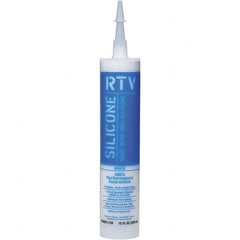 White Lightning - 10 oz Tube White RTV Silicone Sealant - 5 to 7 Days Full Cure Time - Benchmark Tooling