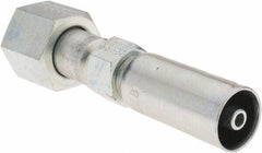 Eaton - Steel Hydraulic Hose Swivel - -4 Hose Size, 1/4" Hose Diam - Benchmark Tooling