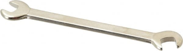 Proto - 13/64" x 15/64" Standard Ignition Open End Wrench - 3" OAL, Double End, Satin Finish, 15° & 60° Head Angle - Benchmark Tooling
