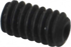 Value Collection - 1/4-20 UNC, 7/16" OAL, Cup Point Set Screw - Alloy Steel, 1/8" Key - Benchmark Tooling