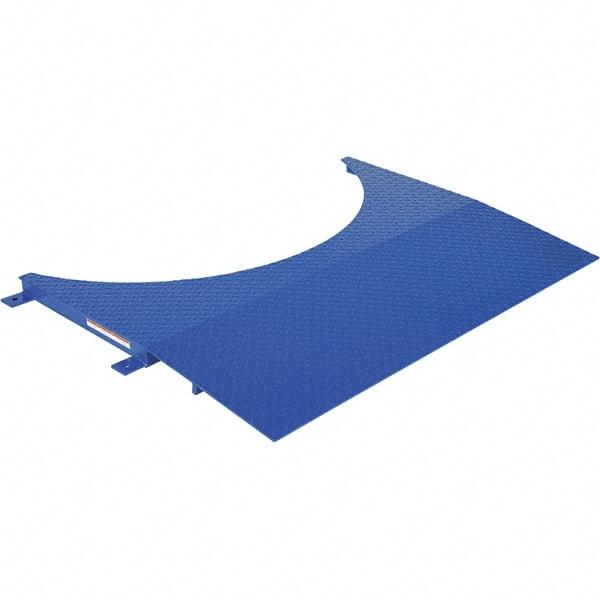 Vestil - 36" Long x 48" Wide x 2-3/8" High, Steel Stretch Wrap Machine Pallet Truck Ramp - 4,000 Lb Load Limit - Benchmark Tooling
