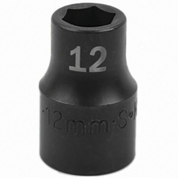 SK - Impact Socket - 1/2"DR 12MM IMPACT SOCKET - Benchmark Tooling