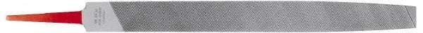 Simonds File - 4" Long, Smooth Cut, Flat American-Pattern File - Double Cut, Tang - Benchmark Tooling