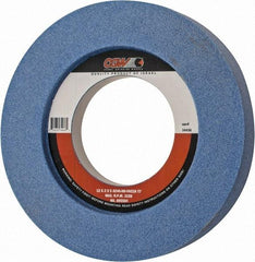 Camel Grinding Wheels - 12" Diam x 5" Hole x 2" Thick, H Hardness, 46 Grit Surface Grinding Wheel - Aluminum Oxide, Type 7, Coarse Grade, 2,228 Max RPM, Vitrified Bond, Two-Side Recess - Benchmark Tooling