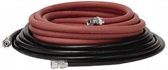 Binks - Paint Sprayer Hose with Fittings - 25 Ft. Fluid and Air Hose Asm with Fittings (2 Hose Set), Compatible with Pressure Tank and Spray Guns - Benchmark Tooling