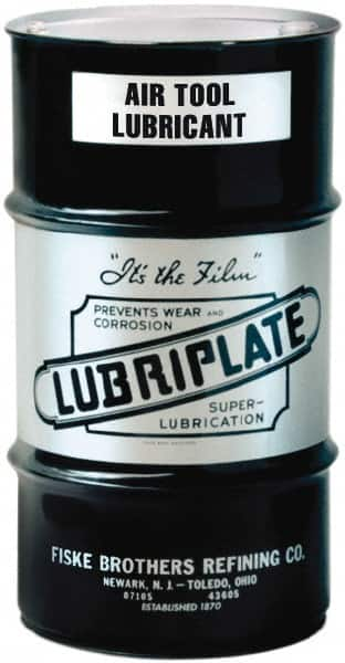 Lubriplate - 16 Gal Drum, ISO 32, SAE 10W, Air Tool Oil - 20°F to 285°, 147 Viscosity (SUS) at 100°F, 44 Viscosity (SUS) at 210°F - Benchmark Tooling