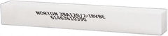 Norton - 120 Grit Aluminum Oxide Square Dressing Stick - 8 x 1 x 1, Fine Grade, Vitrified Bond - Benchmark Tooling