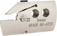 Iscar - 4mm Groove Width, 25mm Max Depth of Cut, Right Hand Cut, HFAI Indexable Grooving Blade - HFPR/L Insert Style, Series Heliface - Benchmark Tooling