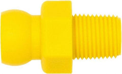 Loc-Line - 1/4" Hose ID, Male to Female Coolant Hose Connector - 1/8" NPT, For Loc-Line Modular Hose Systems - Benchmark Tooling