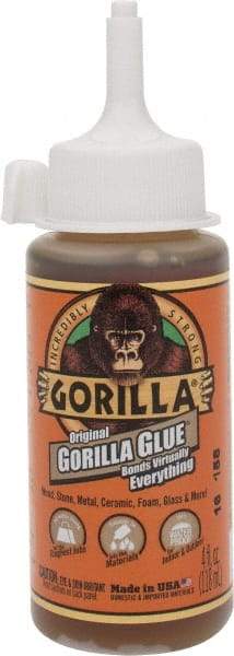 Gorilla Glue - 4 oz Bottle Brown All Purpose Glue - 20 min Working Time - Benchmark Tooling