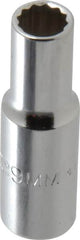 Proto - 9/32", 1/4" Drive, Deep Hand Socket - 6 Points, 7/8" OAL, Chrome Finish - Benchmark Tooling