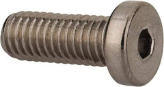 Value Collection - #10-32 UNF Hex Socket Drive, Low Socket Cap Screw - Grade 18-8 Stainless Steel, 1/2" Length Under Head - Benchmark Tooling