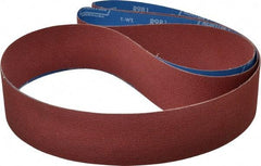 Norton - 3" Wide x 132" OAL, 80 Grit, Ceramic Abrasive Belt - Ceramic, Medium, Coated, Series R981 - Benchmark Tooling