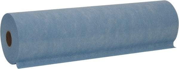 WypAll - X60 Dry Shop Towel/Industrial Wipes - Small Roll, 13-3/8" x 19-5/8" Sheet Size, Blue - Benchmark Tooling